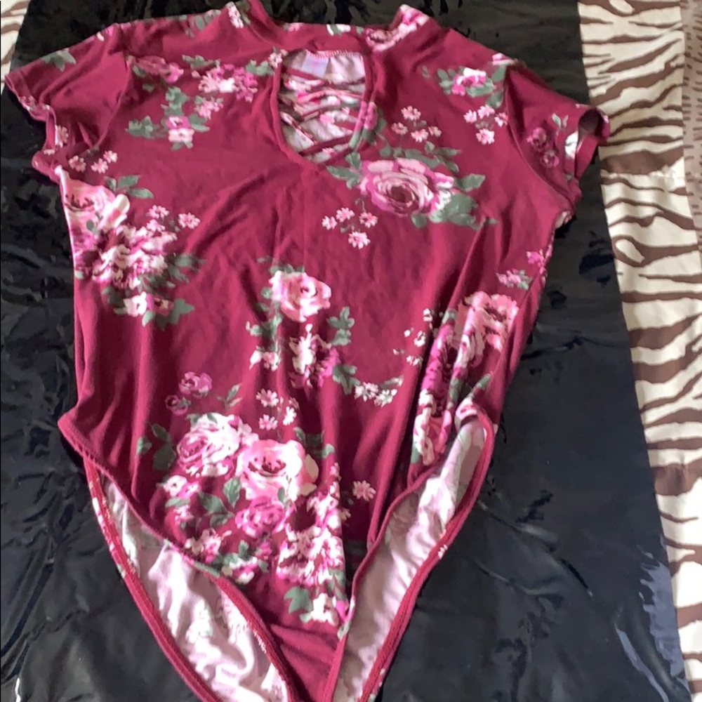Floral bodysuit